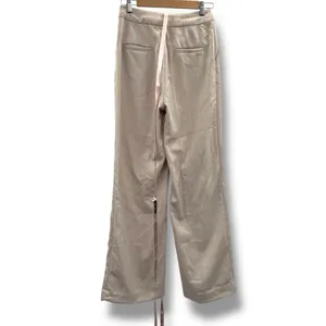 House of CB NWT Pleated Wide‎ Leg Dress Pants Women’s Size XS Beige Cream High thumbnail 4