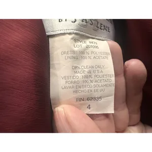 Betsy & Adam burgundy maxi dress‎ size 4 thumbnail 10