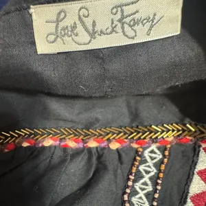 Love Shack Fancy Black 100% Cotton One Shoulder Ruffle Dress sz 2 Mexican Fiesta thumbnail 6