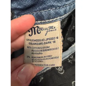 Miss Me Women's Embellished Butterfly‎ Pocket Bootcut Jeans Size 27 thumbnail 9
