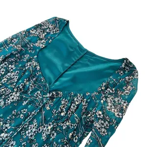 House‎ of Harlow 1960 x REVOLVE Vaida Mini Dress in Teal Floral Multi thumbnail 5