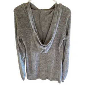 Dressfo NWT Hooded Gray Sweater‎ Medium thumbnail 2