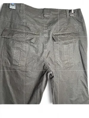 Free People Pants SZ 4 Womens The Thing is Low Rise Washed Black Utility Cargo thumbnail 5