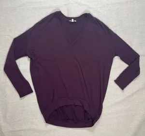 Wilfred Free - Aritzia | Plum Long Sleeve Tunic Top | Small thumbnail 1