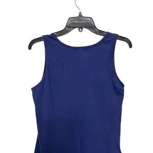 Texas Longhorn Graphic Tank Top Navy Blue Sleeveless Western Women's Est. Small thumbnail 6