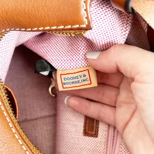 Dooney & Bourke Brown Leather Shoulder Bag thumbnail 4