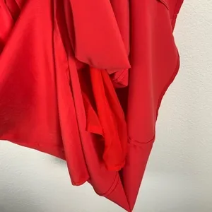 Few Moda Pricilla Strappy Red Slip Dress V-Neck Midi Small‎ NWT thumbnail 5