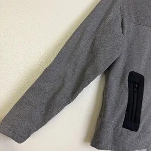 Peter Millar Warmth Jacket Womens Medium Gray Full Zip Fleece Golf Sanctuary thumbnail 5