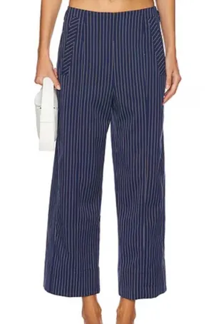 Free People Acadia Trouser Blue thumbnail 1