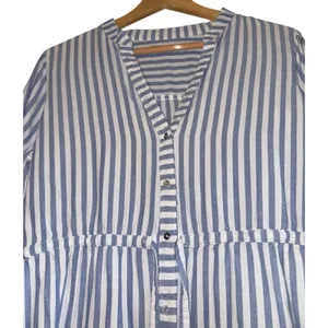 Abercrombie & Fitch Striped‎ Nautical Shirt Dress Women's LG Beach Resort Costal thumbnail 2