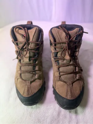Merrell Brown and Black Men's Trail Mid Hiking Boots thumbnail 4