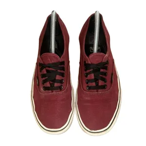 Vans Authentic Sneakers Port Royale‎ Burgundy Low Top Casual Lace Up Unisex thumbnail 2