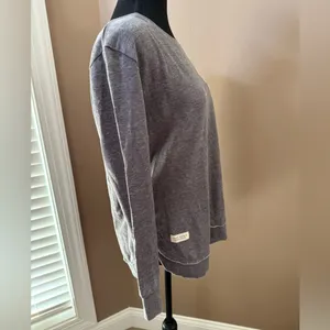 Simply Southern Women’s Anti Social Mom Club Sweatshirt in Gray thumbnail 4