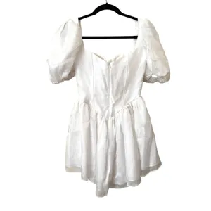 ADEIRLINA Bridal Corset Mini‎ Dress White NWT XS thumbnail 3