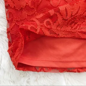 THALIA SODI Strapless Lace Cocktail Dress Medium Orange Midi Cocktail‎ Party New thumbnail 8