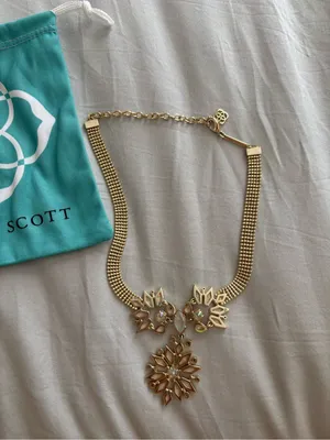 Kendra Scott Isabella Floral Snowflake Choker Necklace thumbnail 4