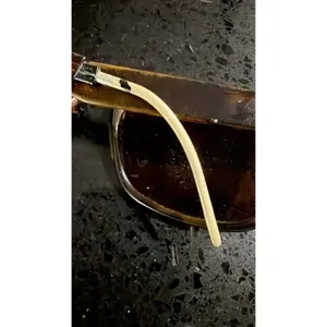 Maui Jim Tortoise Shell Sunglasses Made in Italy Rectangle Frame‎ Parts Repair thumbnail 5