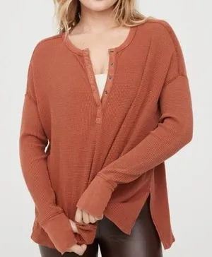 Aerie Henley Long Sleeve thumbnail 1