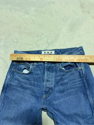 AMO Women’s loverboy stargaze Blue Straight-Leg Jeans 28 thumbnail 3