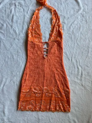 Generation Outcast Clothing INDIA MINI DRESS TANGERINE thumbnail 3