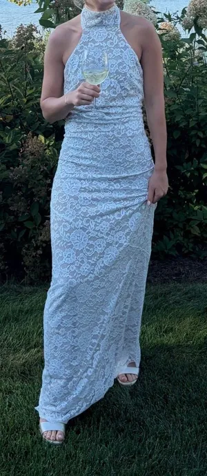 Show Me Your Mumu White Lace Dress thumbnail 1