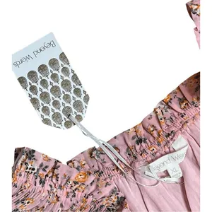 Beyond Words Pink Floral‎ Pleated Cottagecore Fit & Flare Dress XL Prairie Vibes thumbnail 4