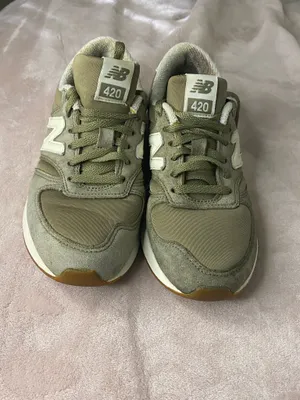 New Balance Shoes 420 Army Green Casual Sneakers Womens Size 7 thumbnail 2