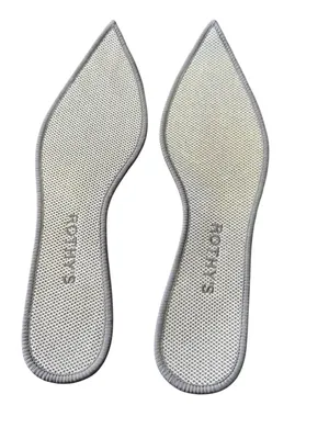 Rothy's The Point‎ Flat Gray Knit Pointed Toe Flats Size 8.5 thumbnail 11