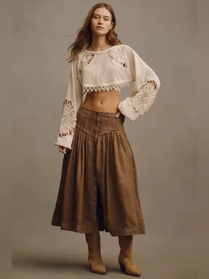 By Anthropologie Pearl Embellished Crochet Shrug Sweater Cream XS/S thumbnail 2