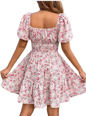 Pink amazon dress thumbnail 2