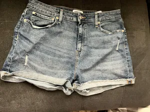 Levi's Medium Wash Denim Shorts thumbnail 1