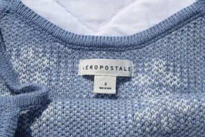 Aeropostale Floral Cropped Knit Sweater Cami Top Daisy Print Small thumbnail 3