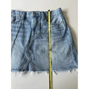 Madewell A-Line Skirt Women Size 28 Blue Rigid Denim Medium Wash 5-Pocket Design thumbnail 7