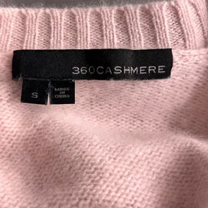 360‎ Cashmere Crop Sweater Pink Small thumbnail 6