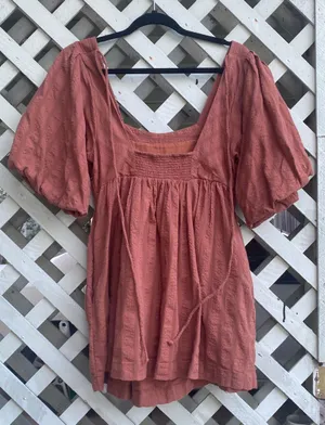 Free People Gigi Puff Sleeve Tunic thumbnail 3