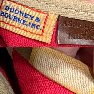 Dooney & Bourke Pebble Grain Tassel Tote‎ Elephant Gray Leather Satchel Preppy thumbnail 9