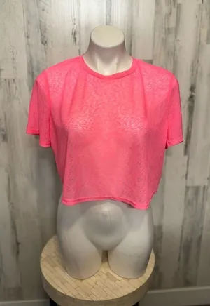 Pink blouse crop top Pink Size L thumbnail 1