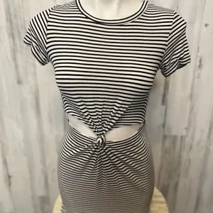 Stripped dress White Size XS thumbnail 1