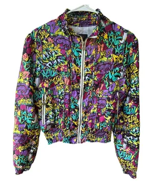 Ecko Unlimited Colorful Graphic Women's Jacket XL thumbnail 1