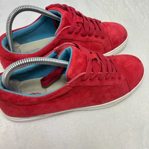 UGG Karine Tango Red (TNGO) Suede Wool Women Sneaker 1015044‎ Size 9 thumbnail 5