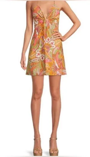 NWT Gianni Bini Ruby Paisley Dress 12 thumbnail 2