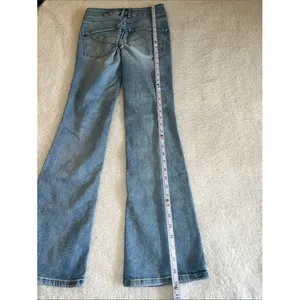 Free People We The Free Shayla Bootcut Jeans 25 Sierra Y2K Double Waist thumbnail 7