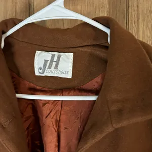 Vintage J.H. Collectibles Cropped brown Dress Jacket wool Size M thumbnail 3