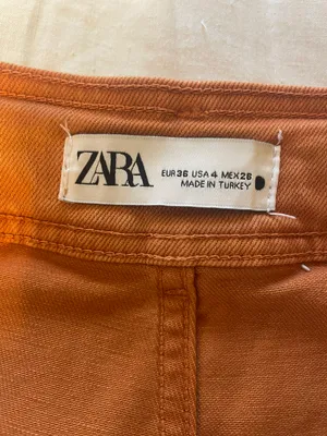 Orange  High Waisted Pants thumbnail 3