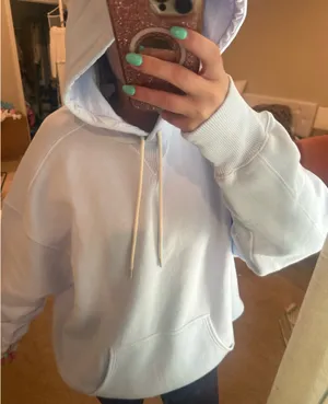 Offline aerie baby blue hoodie thumbnail 1