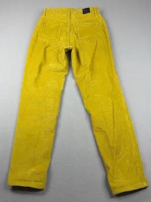 BDG Urban Outfitters Corduroy Mom Pants Womens 26 Mustard Yellow High Rise Y2K thumbnail 3