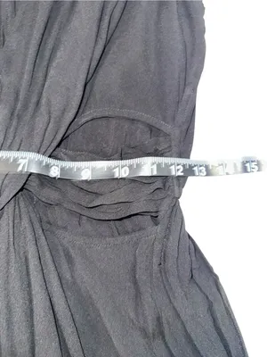 YFB Young Fabulous and Broke Black Sleeveless Twist Front Maxi Dress SMALL thumbnail 6