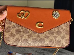 Coach Signature Canvas Crossbody Bag with Chain Strap thumbnail 1