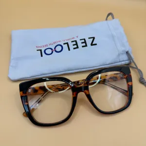 Zeelool Brown Glasses Frames, No prescription thumbnail 1