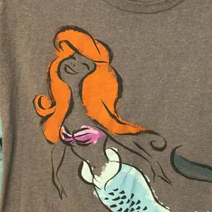 Vintage Disney Store Ariel Little Mermaid 🧜‍♀️ Tee EUC Cotton blend thumbnail 3